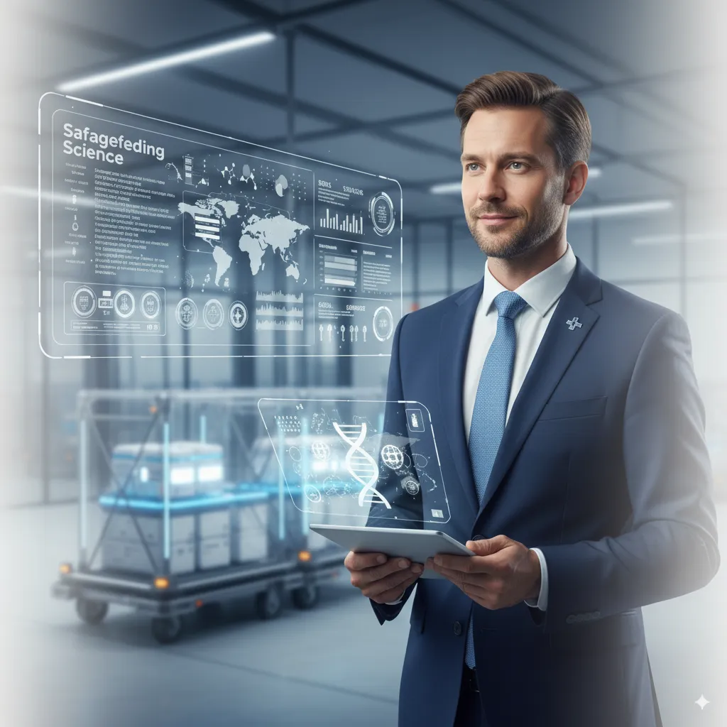 Smiling healthcare professional with stethoscope